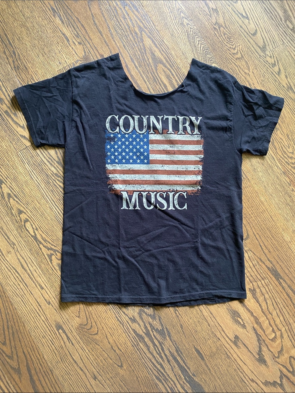 Country Music American Flag Graphic Tee